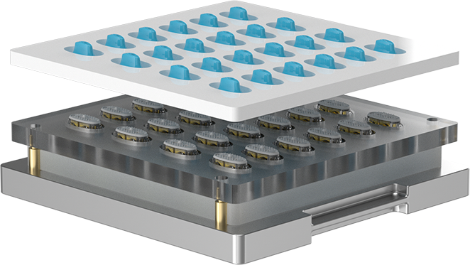 F004-1-2 automated filling and capping tooling